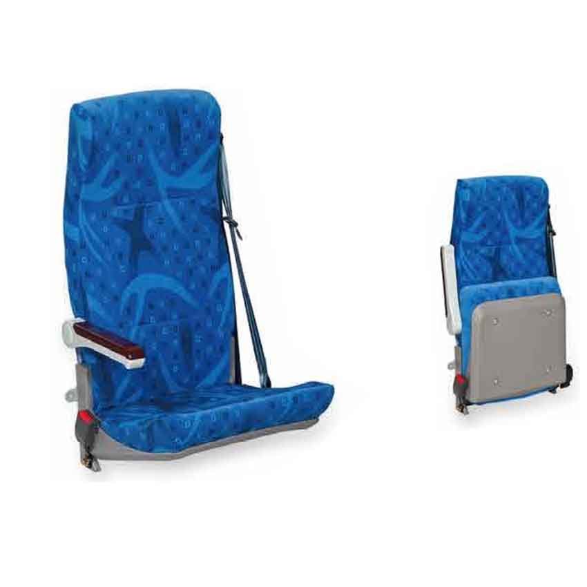 ITOPWELL Hot Sales Car Bus Accessories Leather Fabric Folding Seat Coach Bus Passenger Seat for Aircraft Train